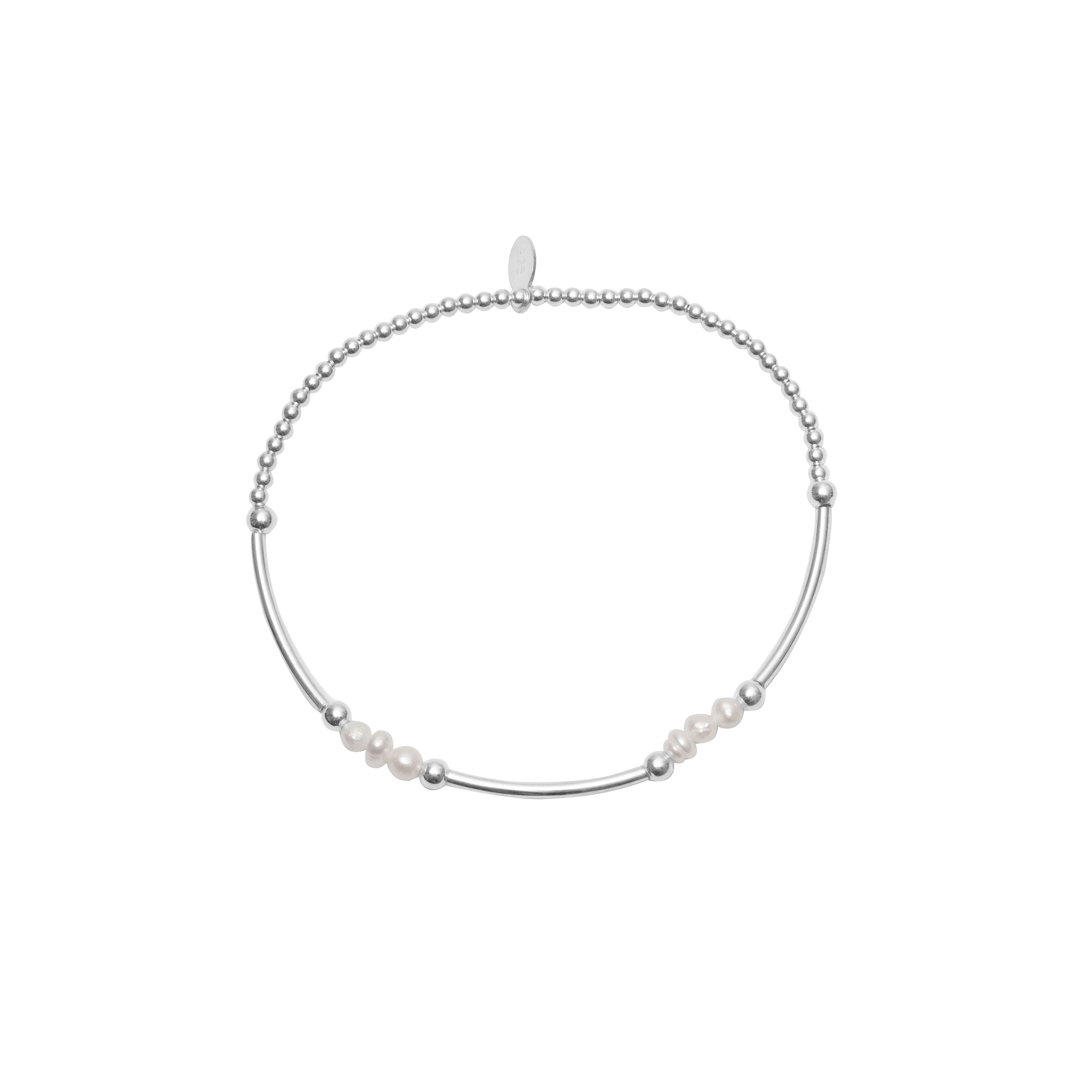 Moderno sterling silver strech bracelet