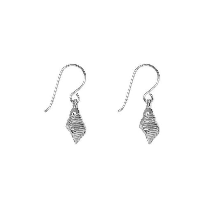 Chanda shell 1 micron gold plated earrings