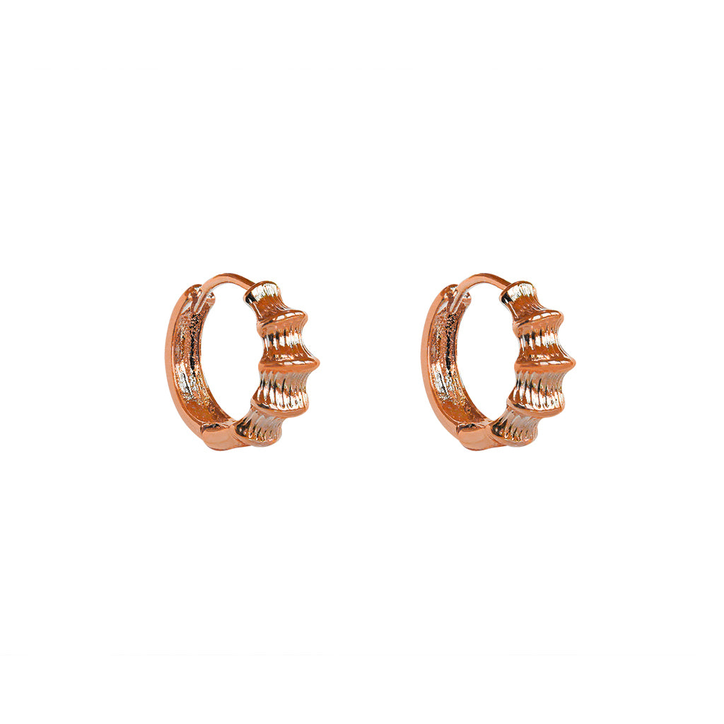 Everlee detailed hoops earrings