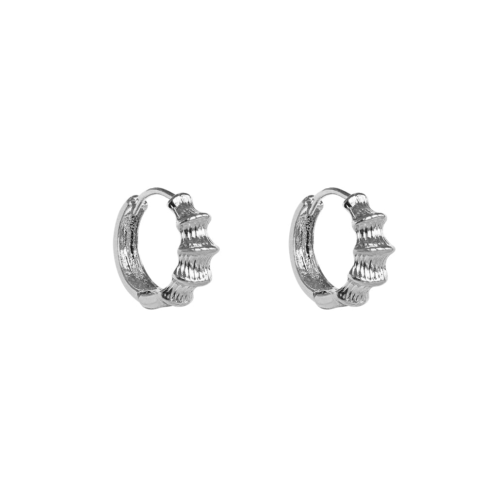 Everlee detailed hoops earrings