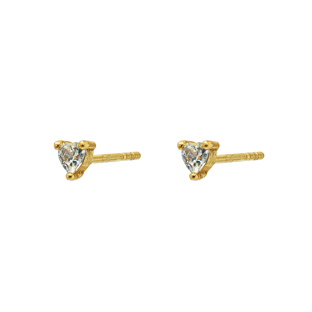 Herz heart studs