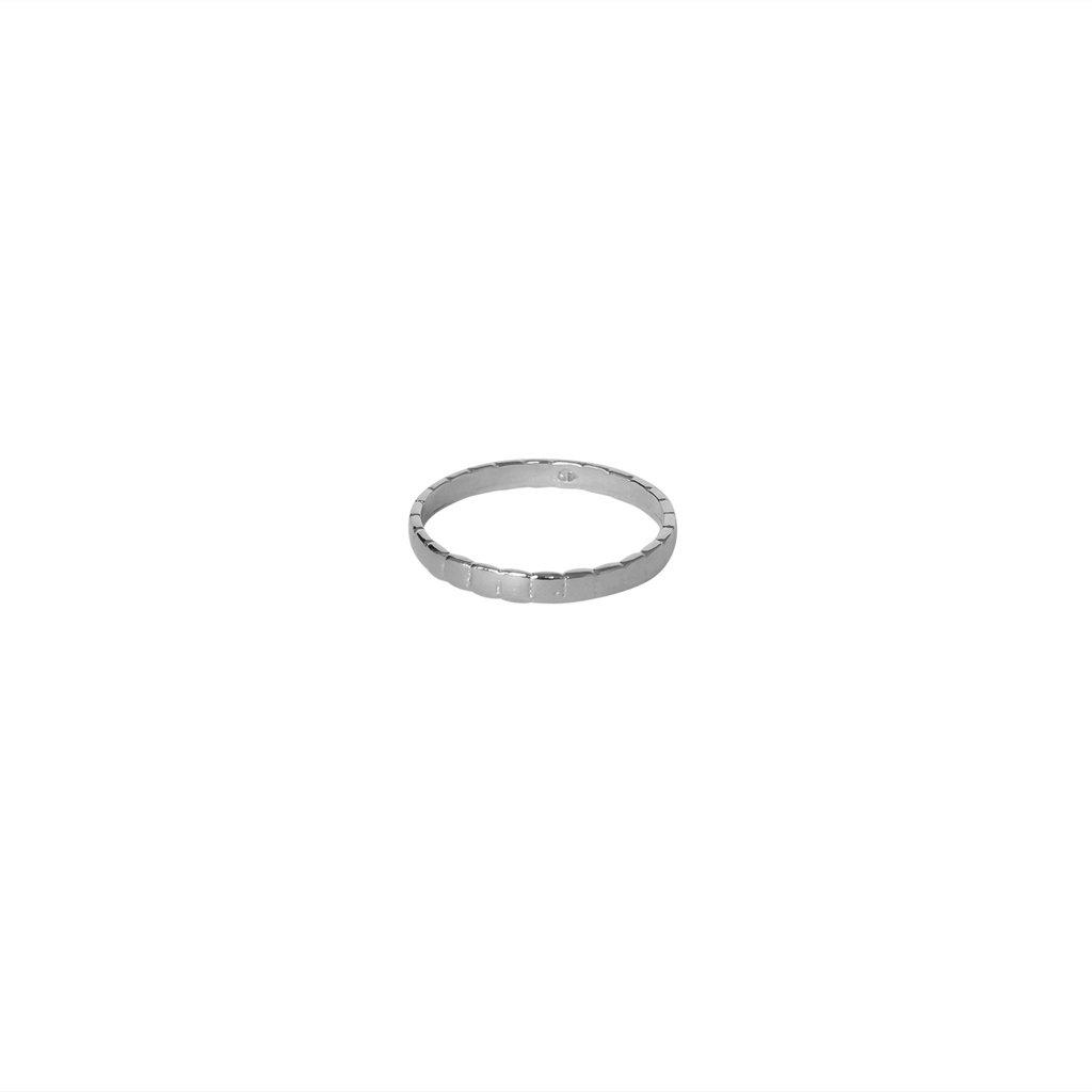 Jacinta sterling silver ring