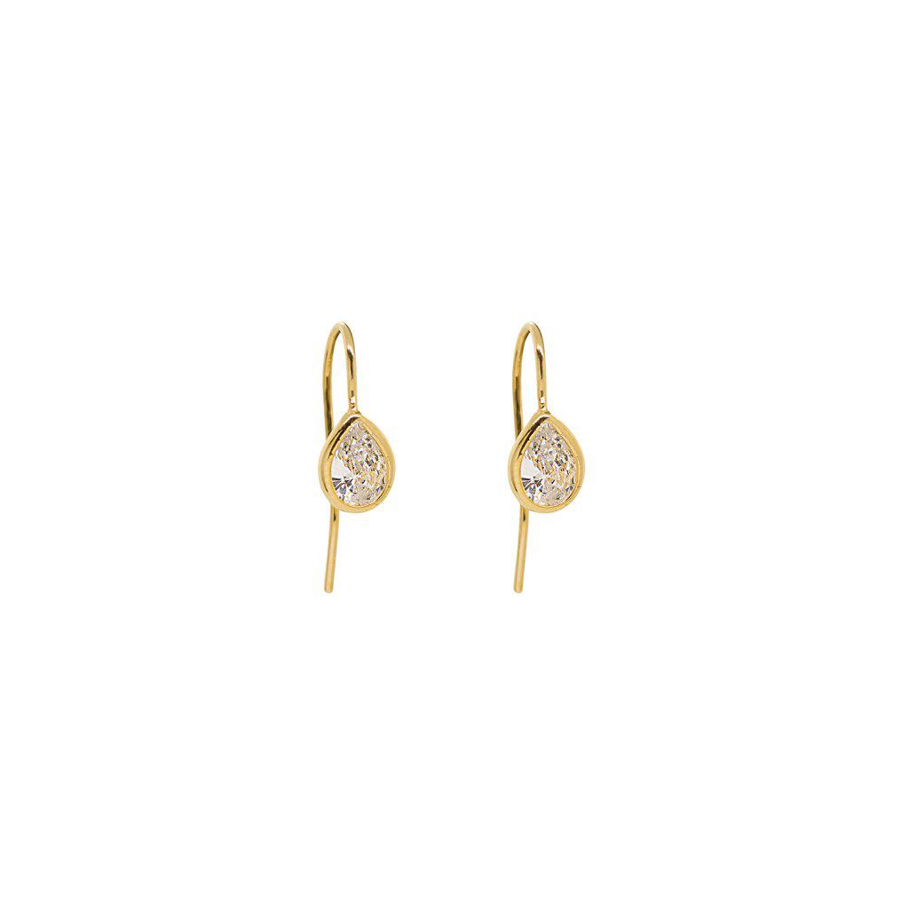 Lani teardrop crystal earrings