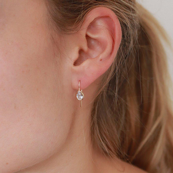 Lani teardrop crystal earrings