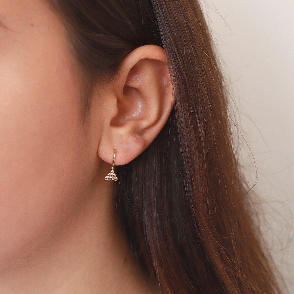 Nario gold earrings