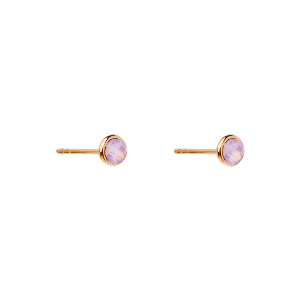 Nash crystal pink studs