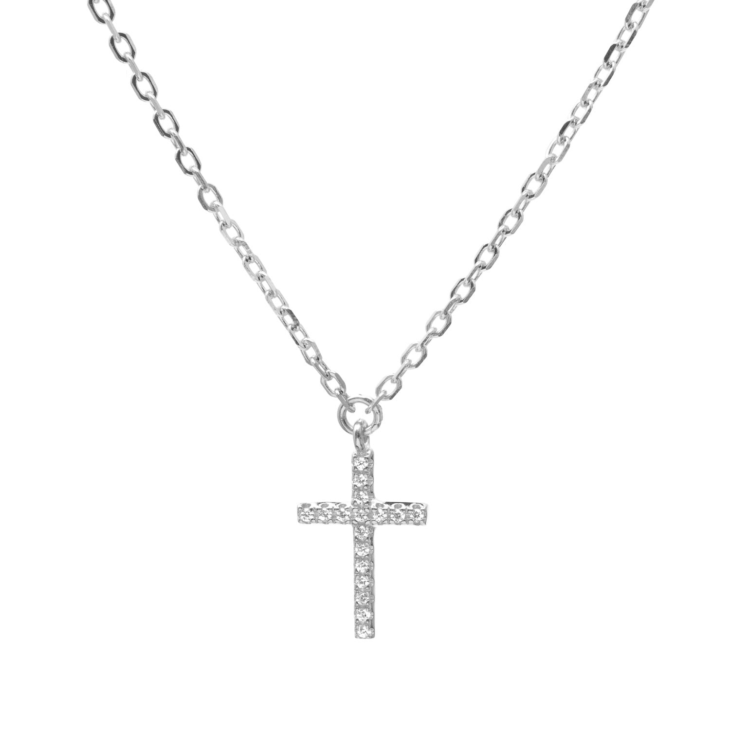 Dona crystal cross pendant