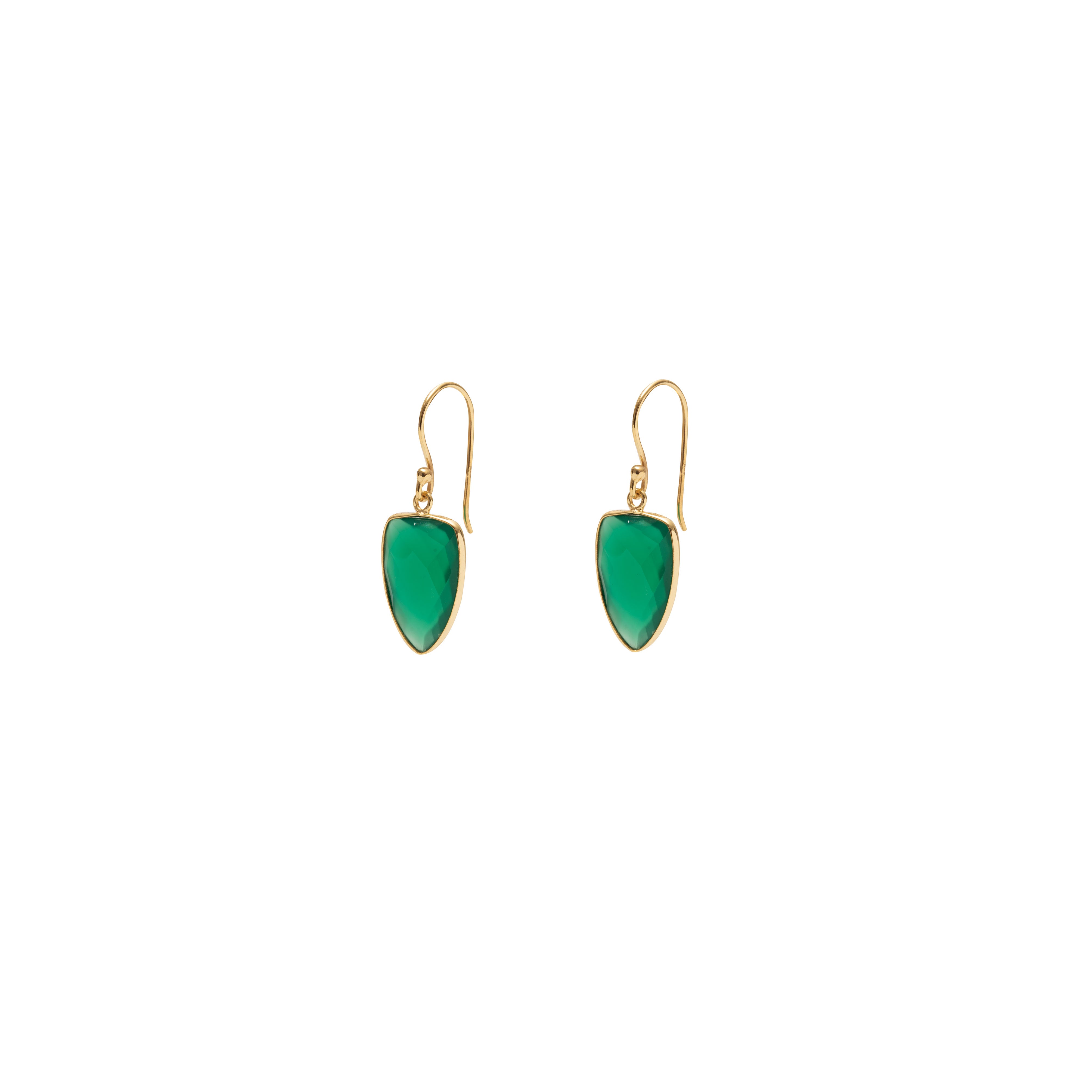 Nelida semi precious drop earrings