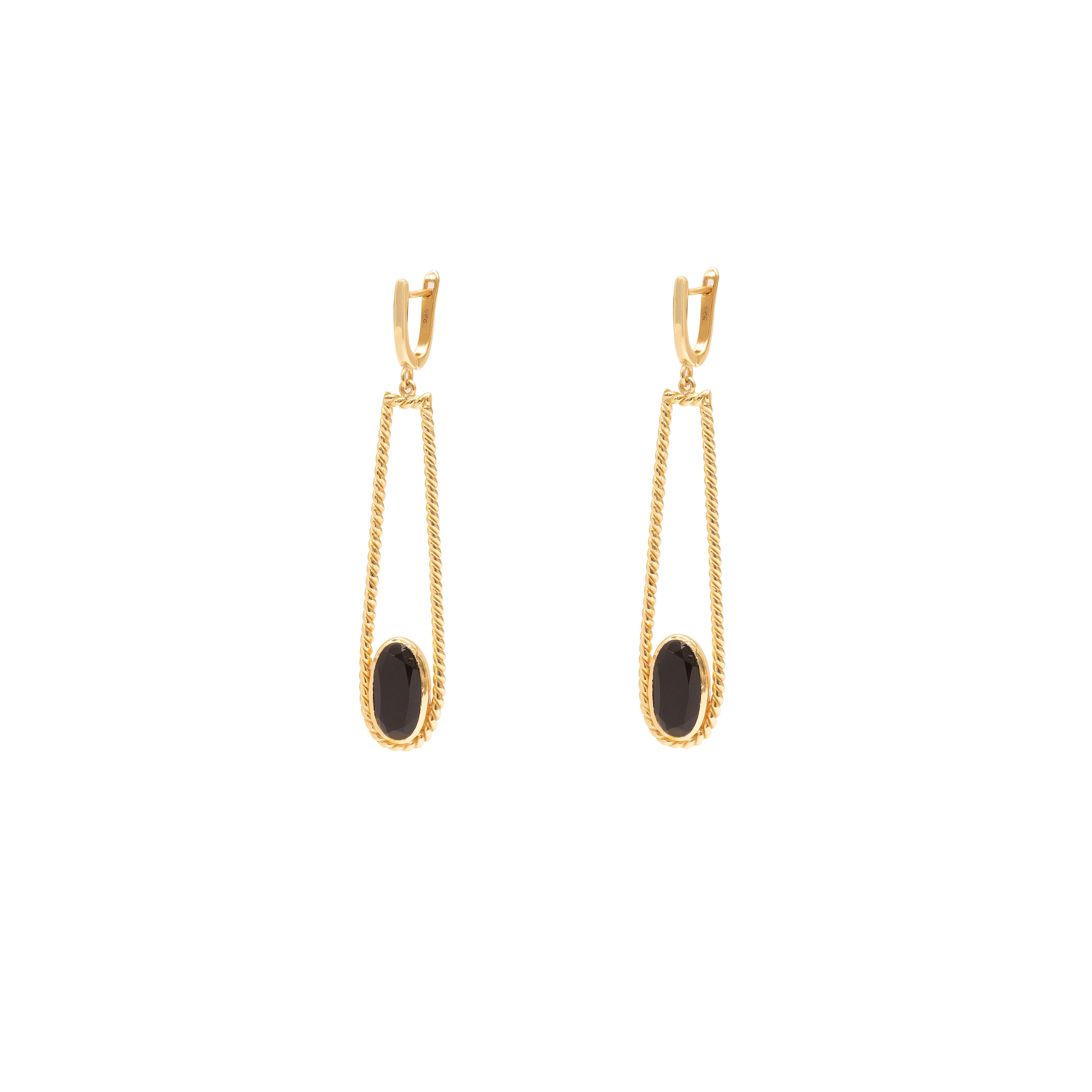 Saul onyx earrings