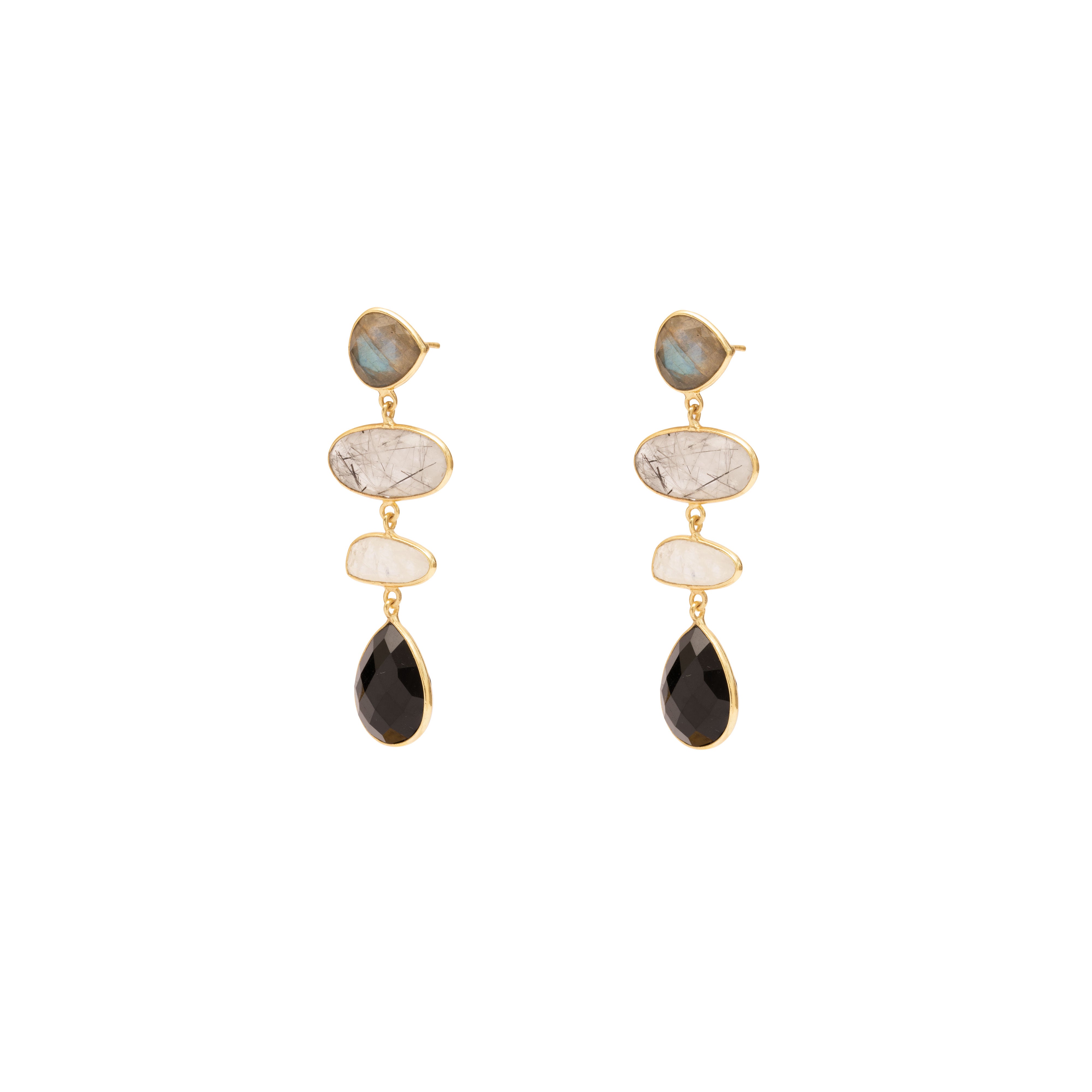 Melanie semi precious earrings