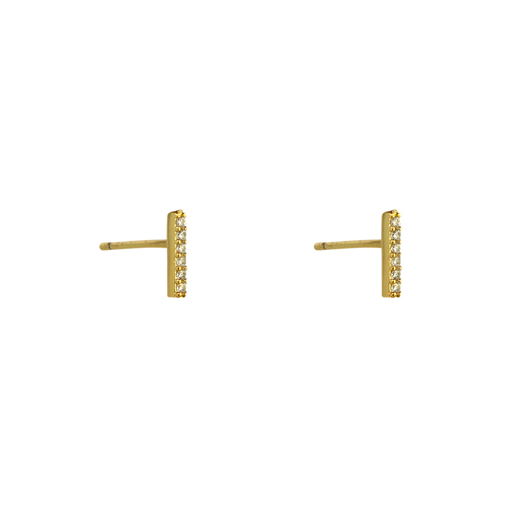 Tilly crystal bar studs